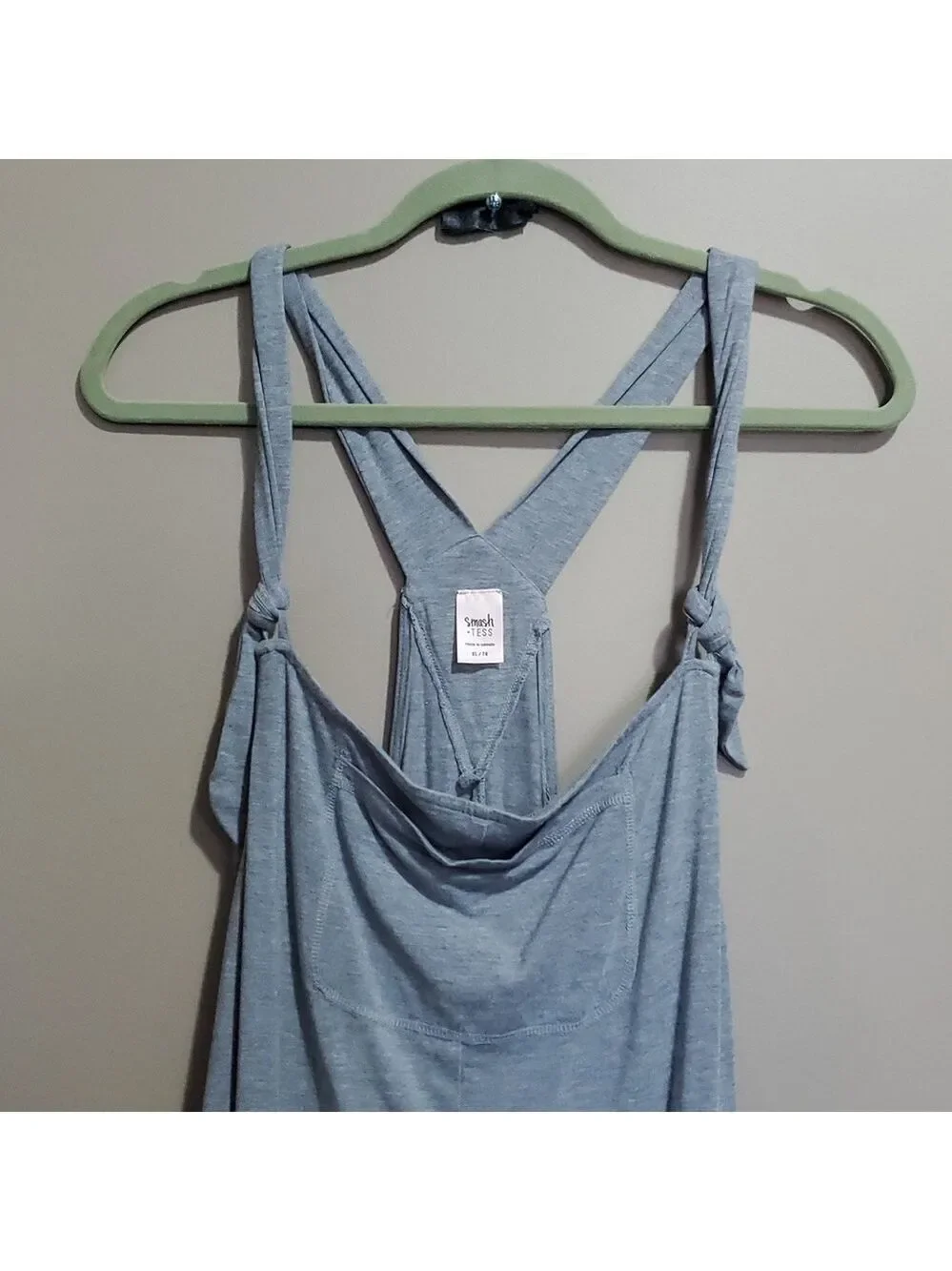 Smash & Tess Gray Sleeveless Jumpsuit Size XL - Picture 2 of 7